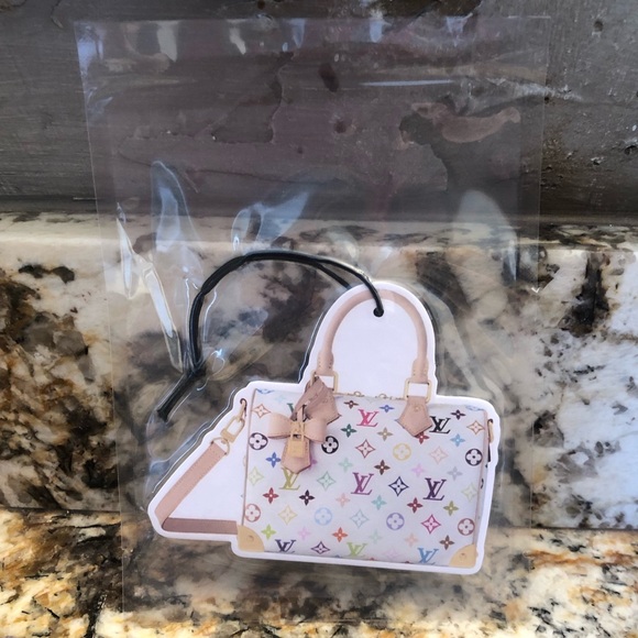 Louis Vuitton Multi Color Purse Luxury Car Freshie Hanging Air Freshener Sealed - Picture 2 of 2